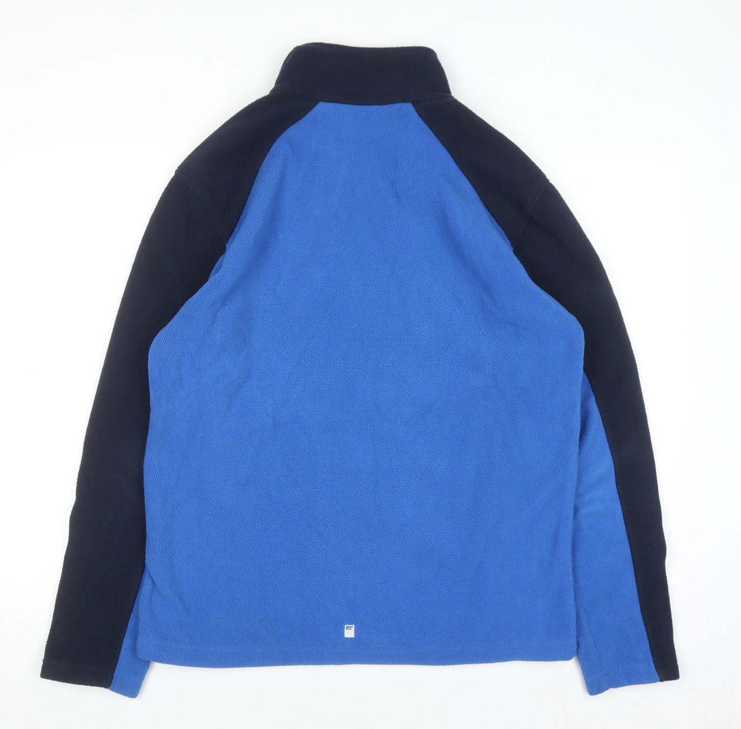 Regatta Mens Blue Full Zip Fleece Sweatshirt Small Outdoor