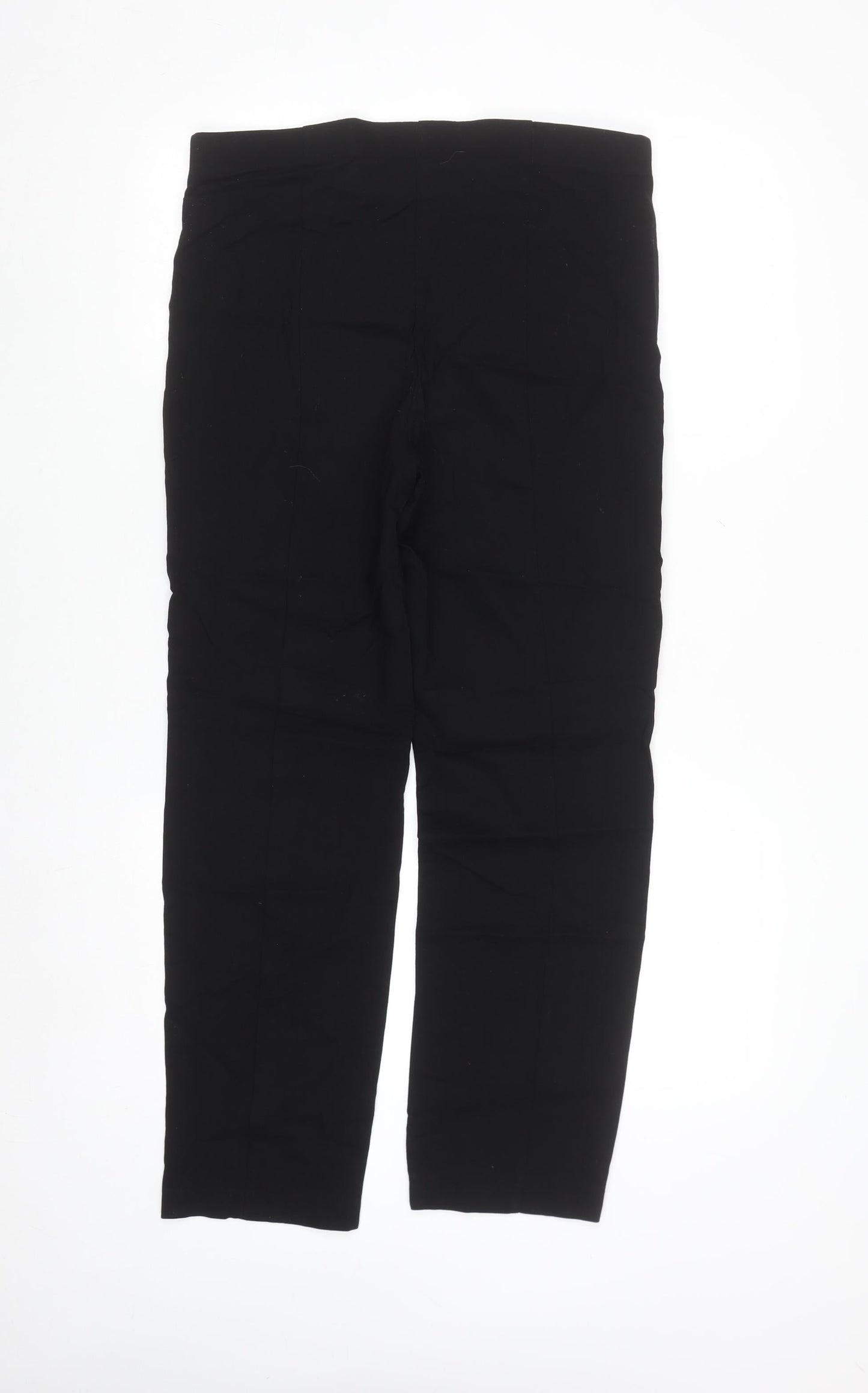 Dunnes Women's Black Slim Fit Stretch Trousers Size M