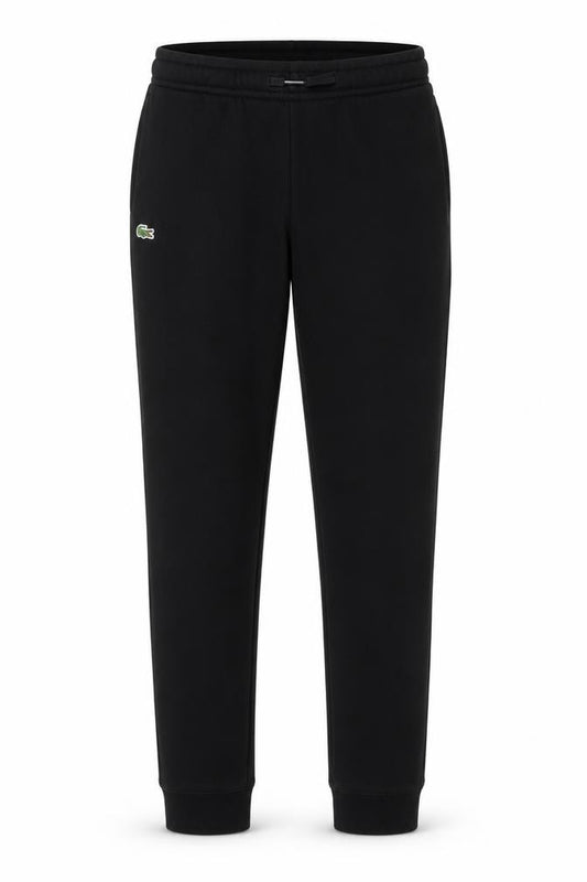 Lacoste Sport Women's Black Cotton Blend Jogger Trousers Size 14
