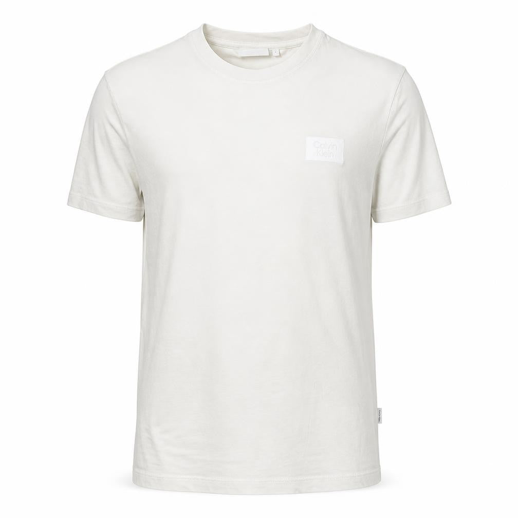 Calvin Klein Men's White Cotton Crew Neck T-Shirt Size L