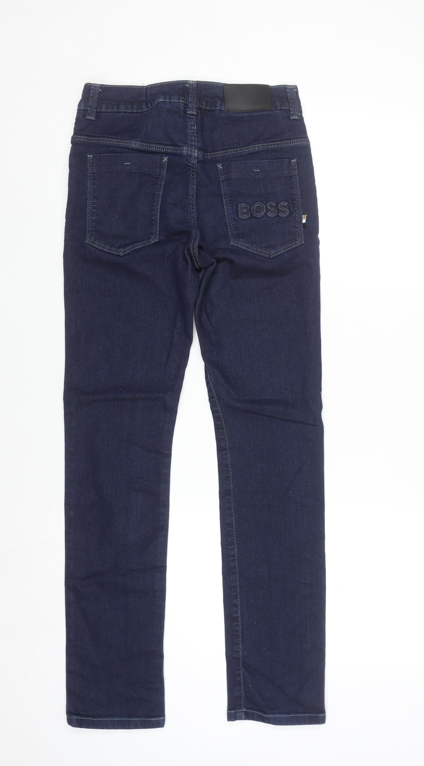 BOSS Women Dark Blue Slim Fit Jeans Size 14-S Classic Denim