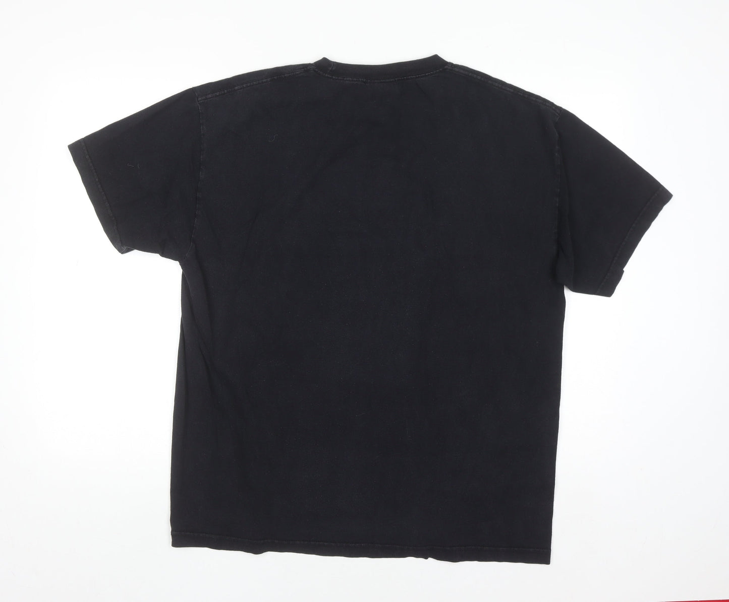 12 Grain Mens Black L Graphic Art Cotton Crew Neck T-Shirt