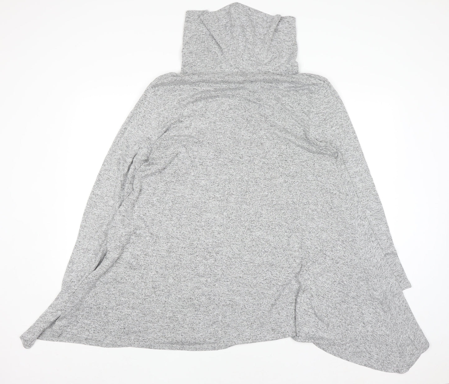 Voulez Vous Womens Grey Roll Neck Long Sleeve Pullover Jumper XL