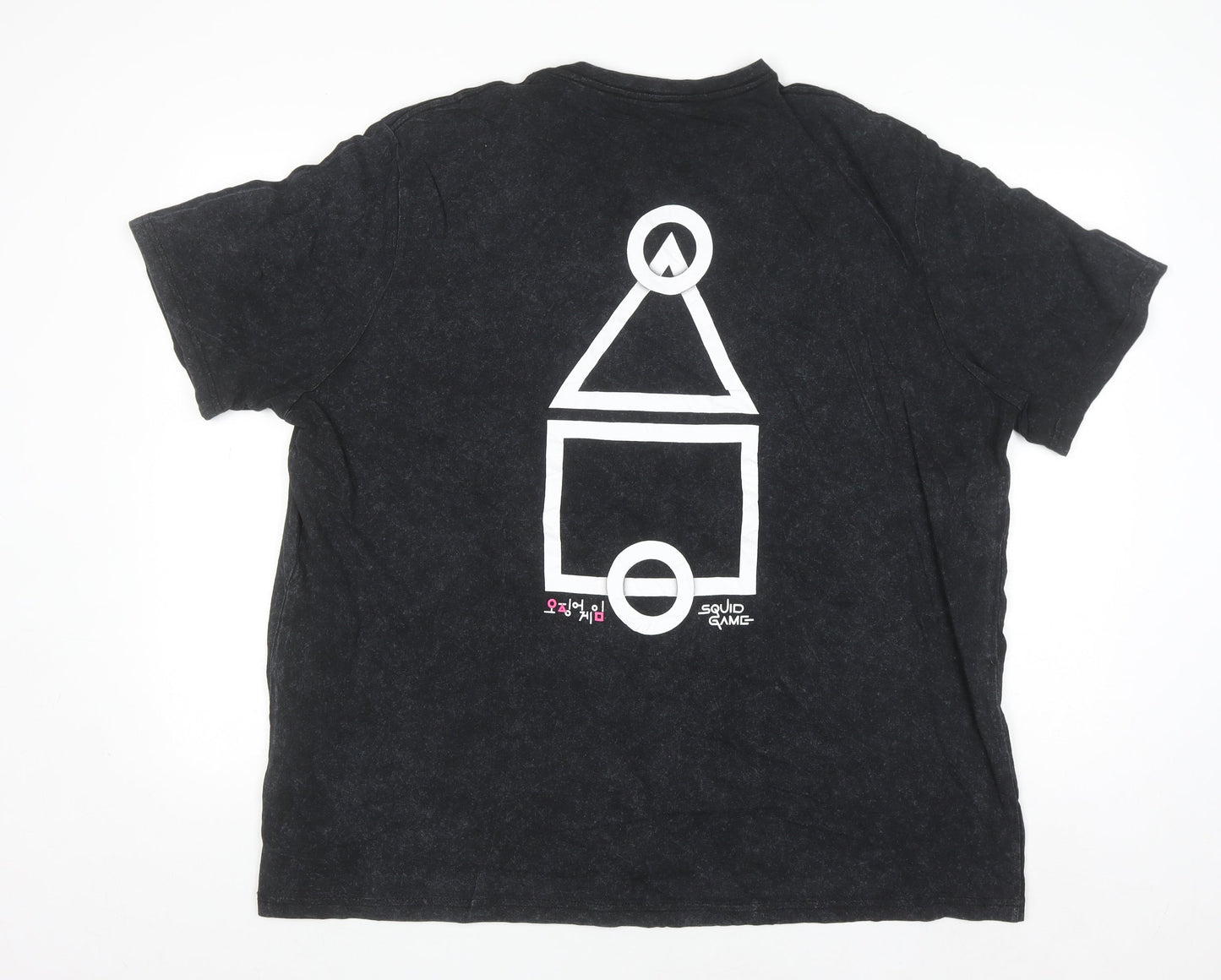 Netflix Squid Game Men's Black 3XL Graphic Cotton T-Shirt