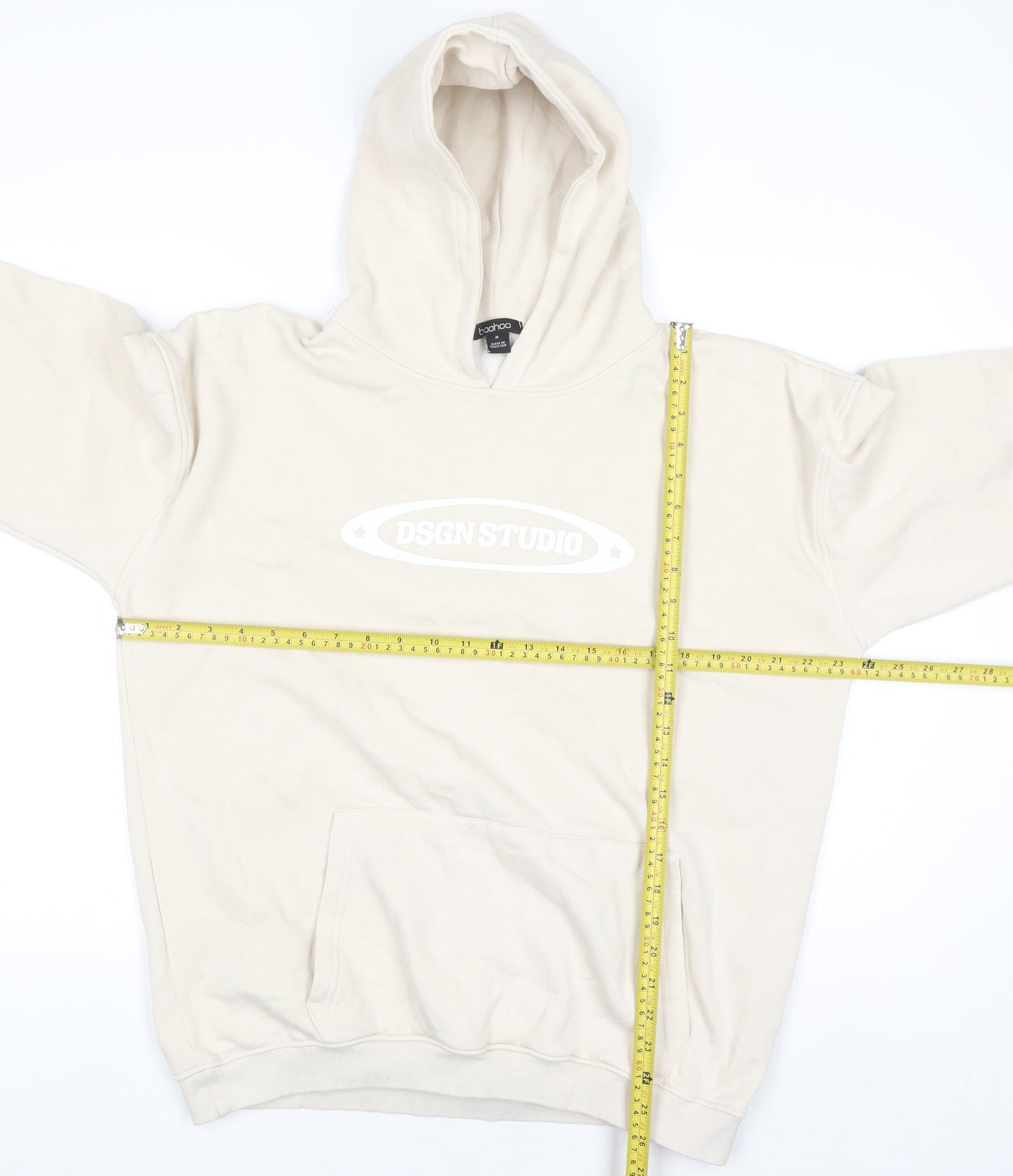 Boohoo Women’s Beige DSGN Studio Pullover Hoodie Size M