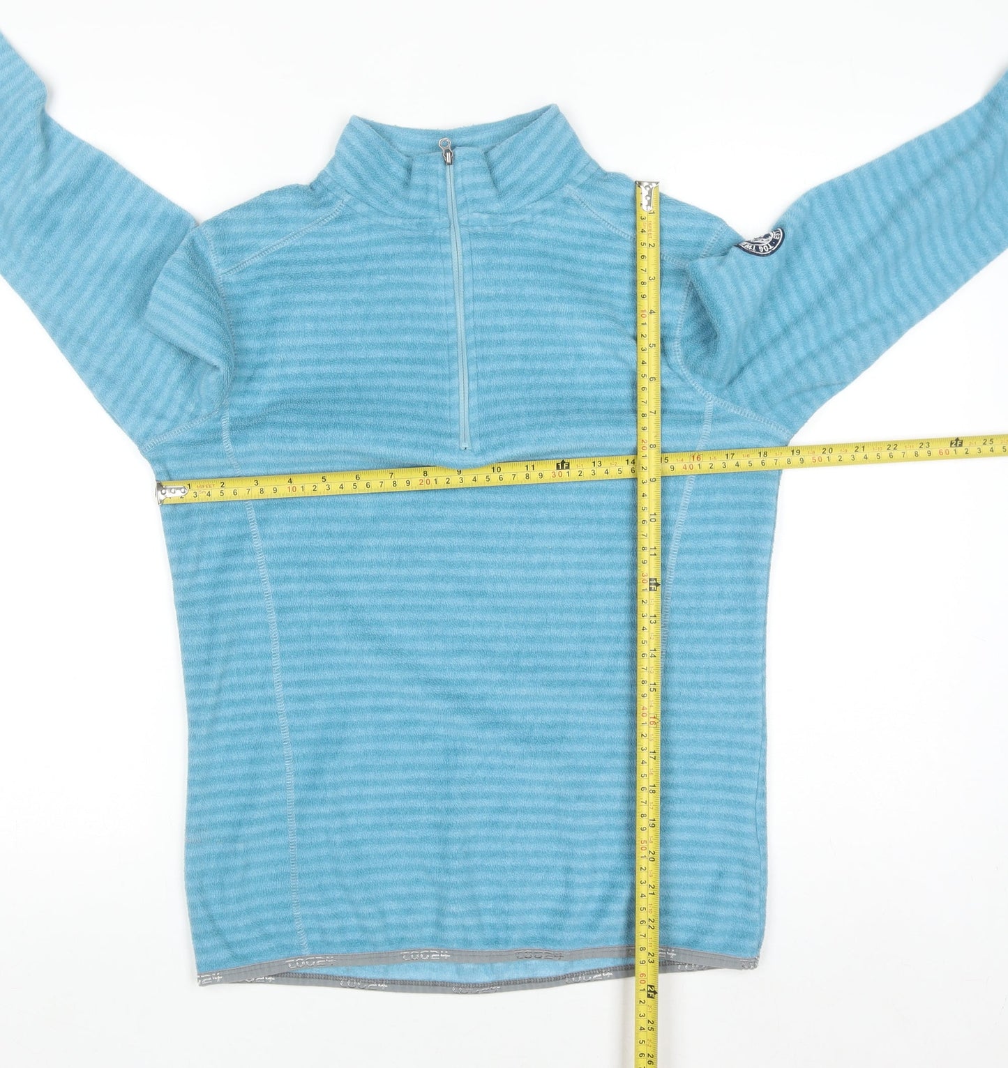 Tog Twenty Four Women's Blue 1/2 Zip Fleece Sweatshirt Size 10