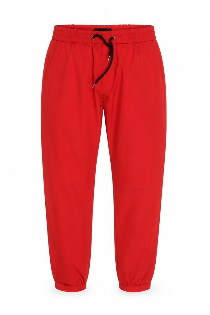 Liquor N Poker Men's Red Jogger Trousers M Elastic Waist