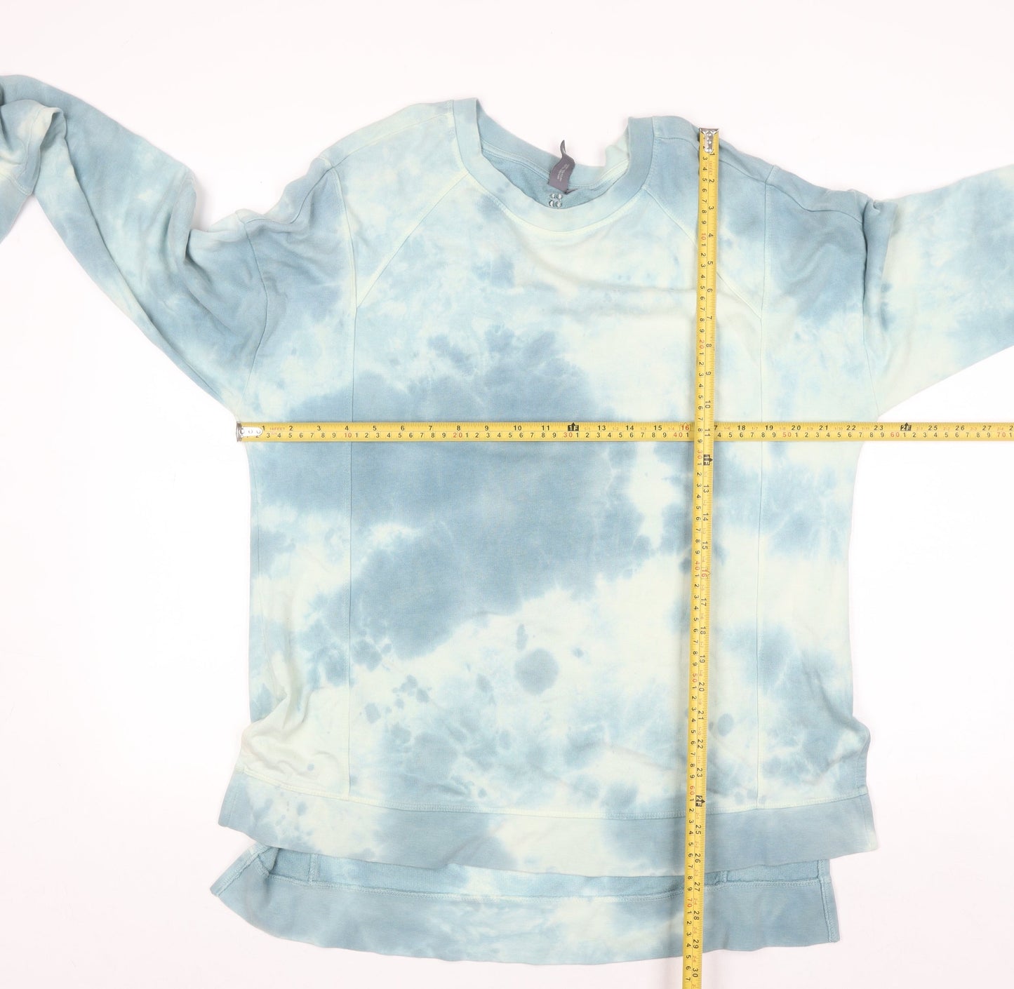 Sweaty Betty Womens Blue Tie Dye Pullover Sweatshirt M