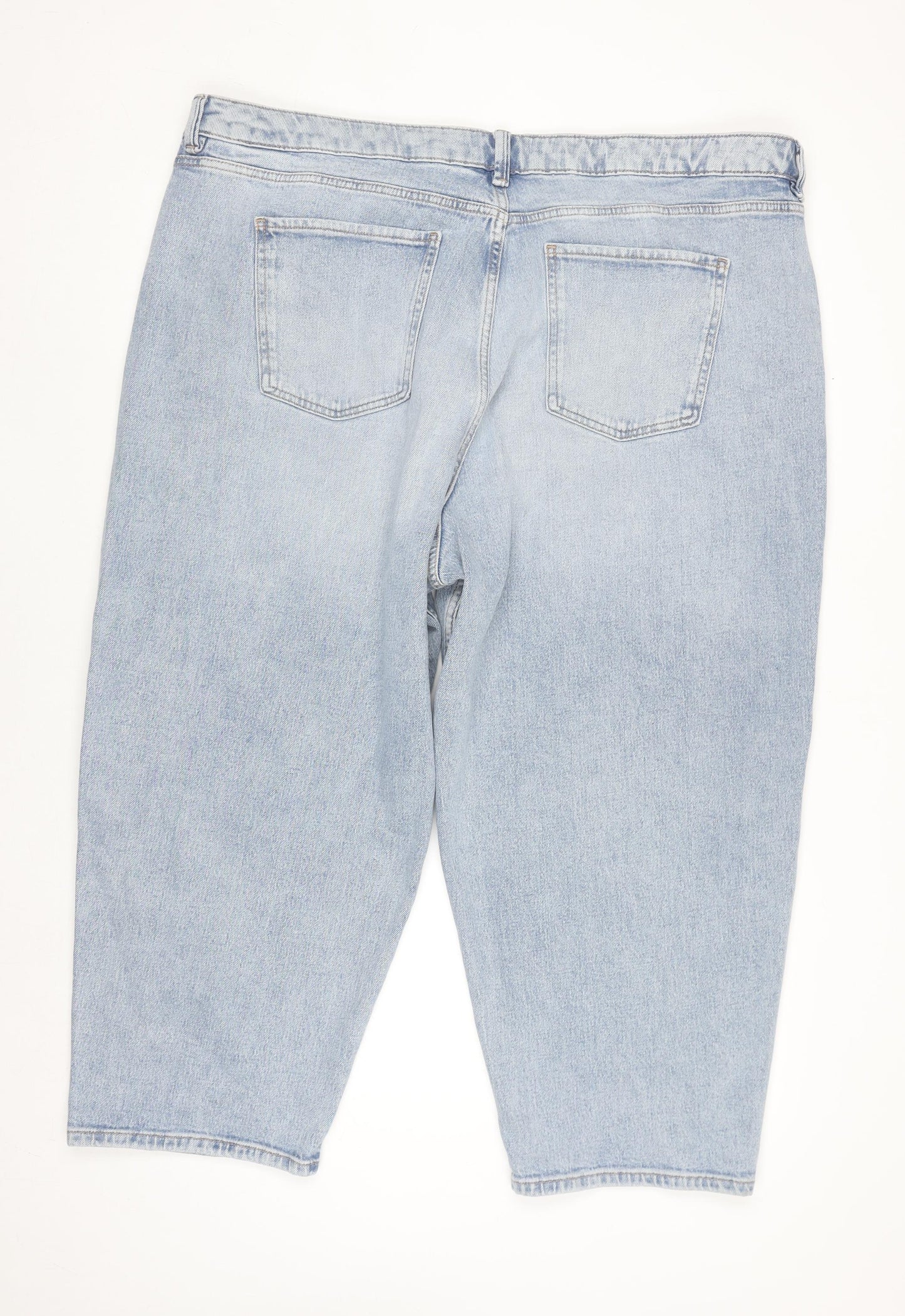 Marks and Spencer Men’s Blue Carrot Fit Ankle Jeans Size 24 Regular