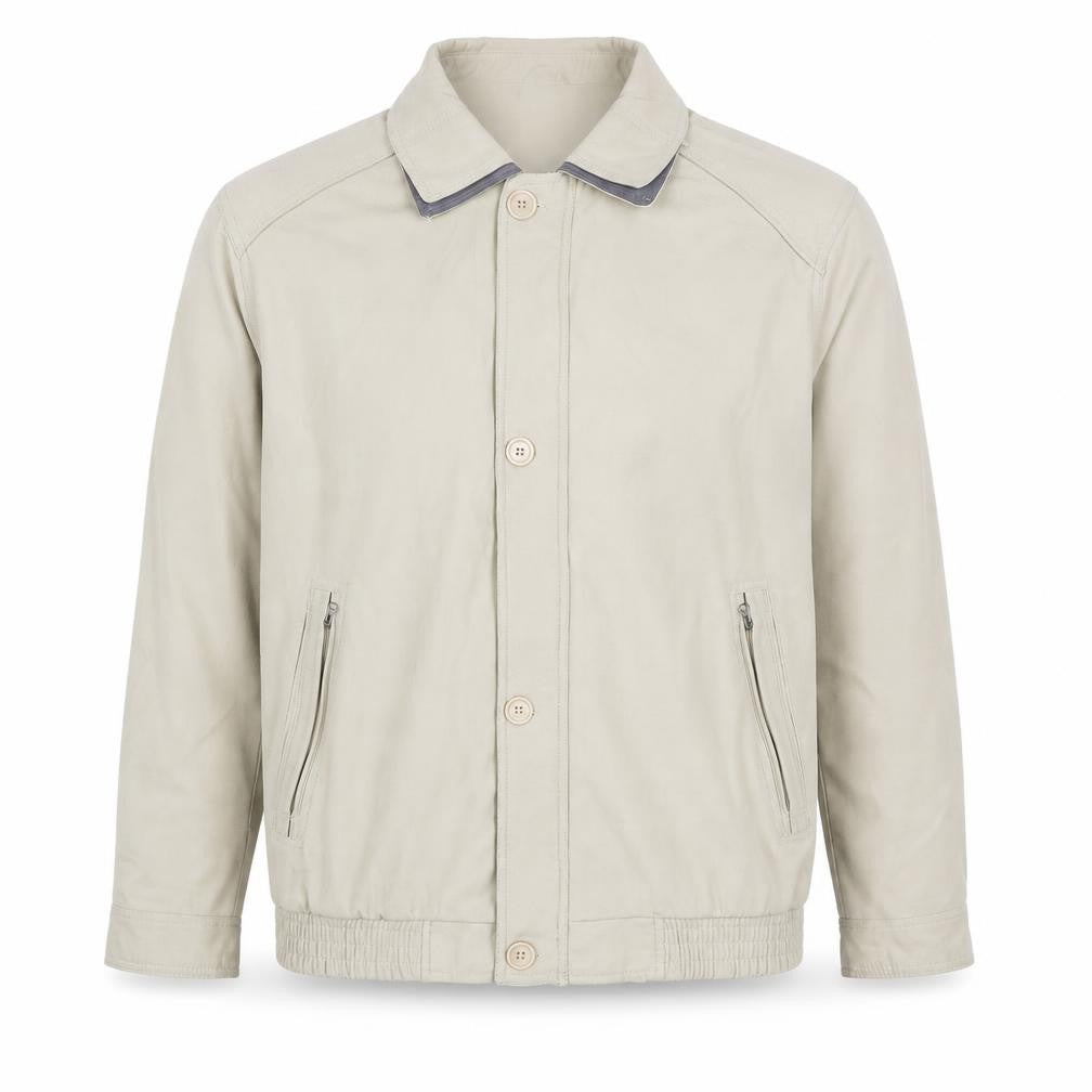 JBC Collection Men's Beige Polyester Nylon Lined Casual Jacket M