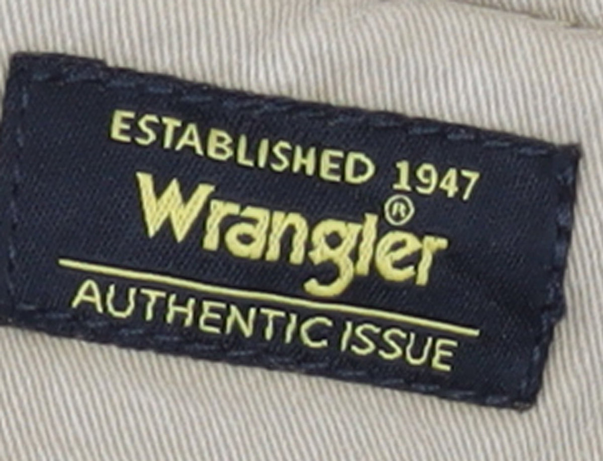 Wrangler Boys Beige Cargo Trousers 16 Husky 100% Cotton Twill Pants