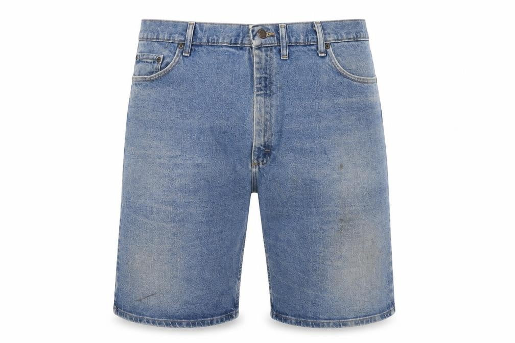 Wrangler Men's Blue Denim Relaxed Fit Shorts Size 48