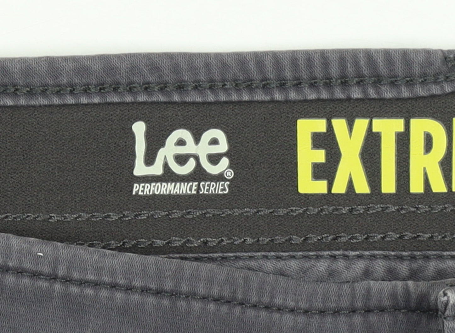 Lee Men’s Grey Chino Shorts Size 42 Regular Fit Stretch Cotton
