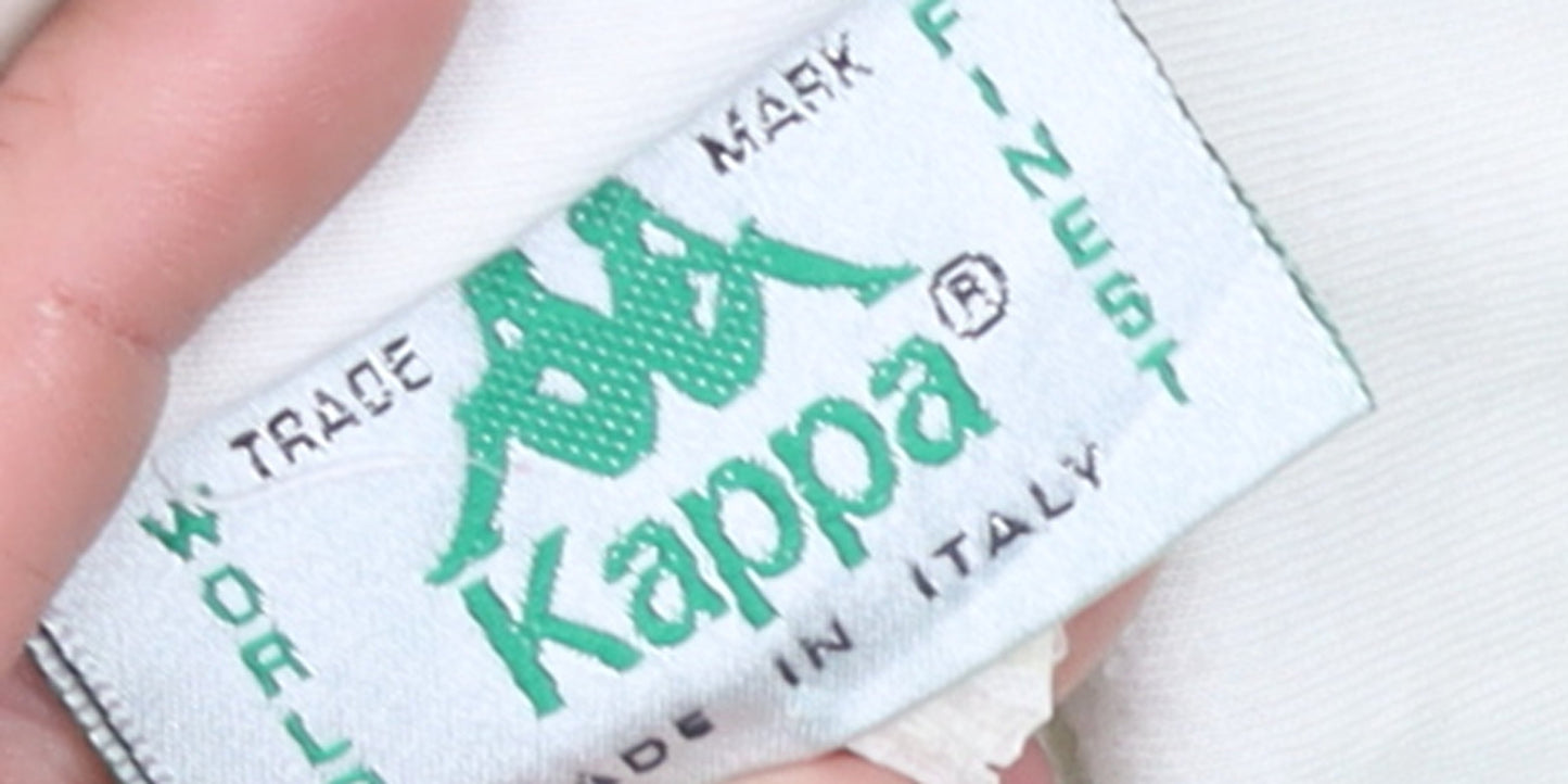 Kappa Women's Green Jogger Trousers Small 100% Polyamide Made in Italy