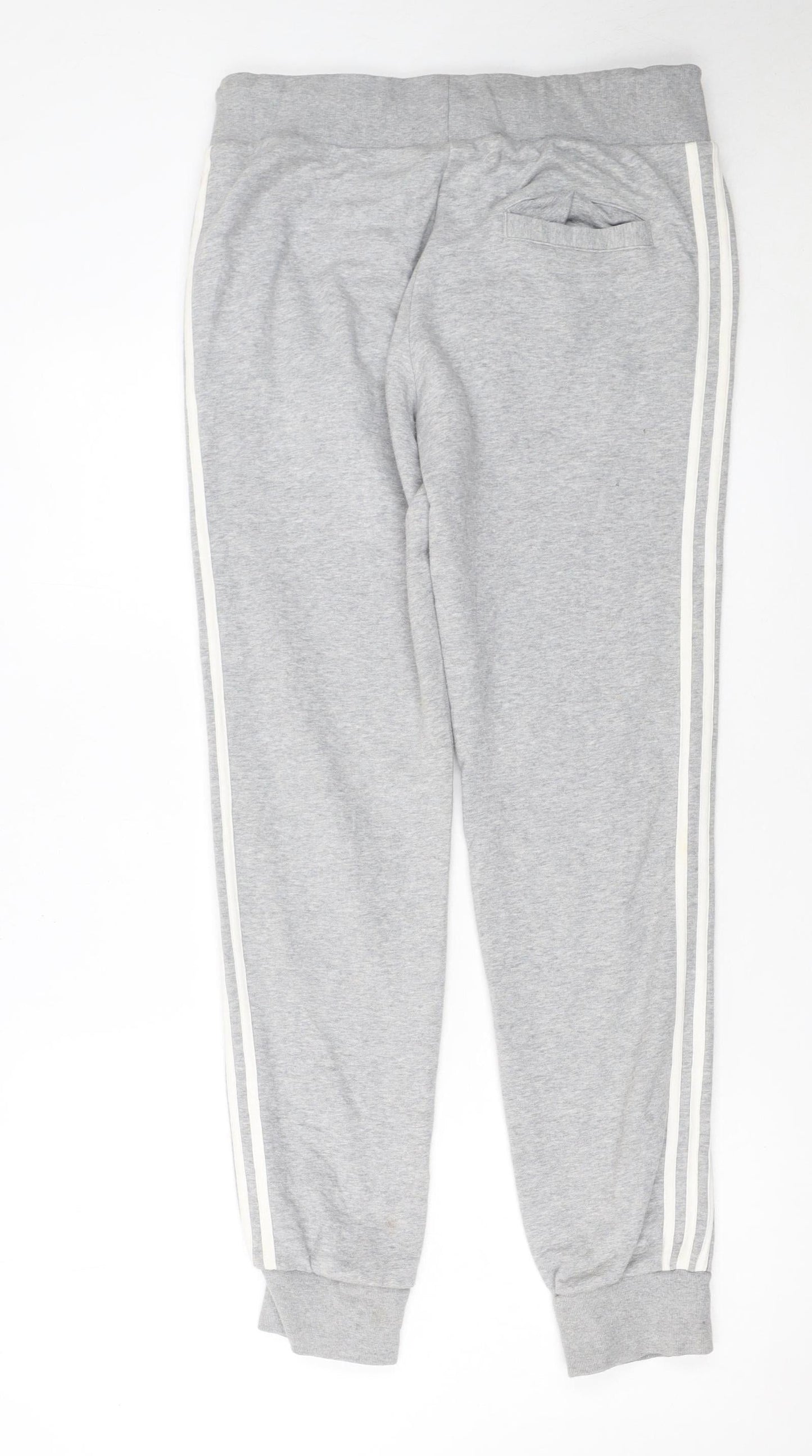 Adidas Womens Grey Jogger Trousers Size 8 Regular Fit