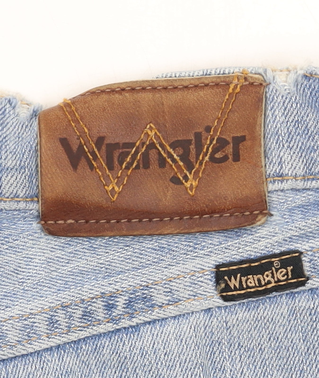 Wrangler Men’s Blue 34x32 Straight Leg Regular Fit Denim Jeans