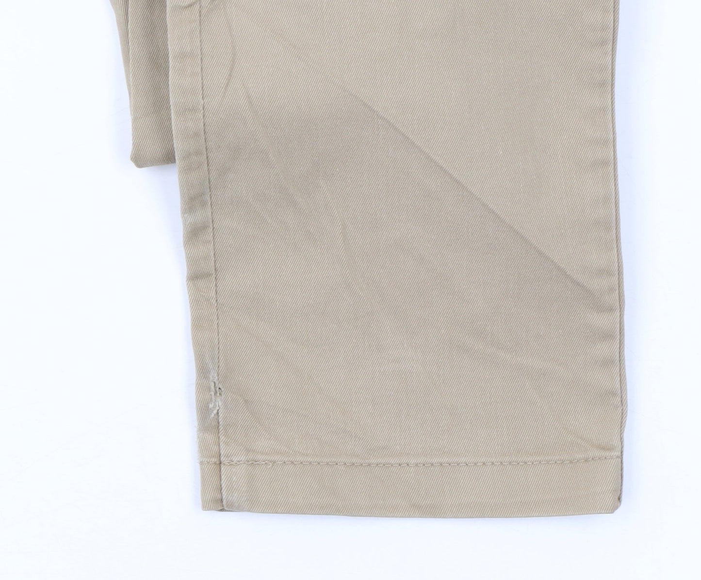 Carhartt Men Beige Chino Trousers 30x32 Cotton Blend Slim Fit