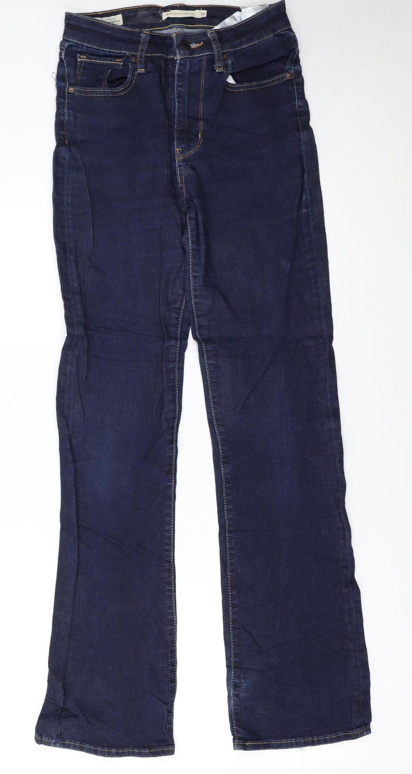 Levi's Women's Blue 725 High Rise Bootcut Jeans Size 27 Regular