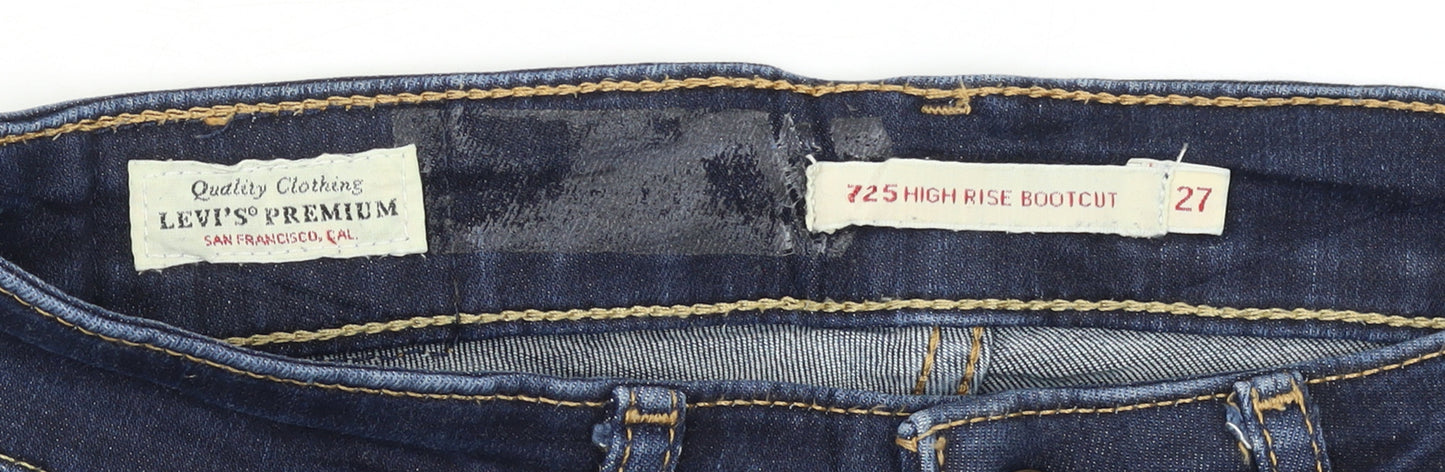 Levi's Women's Blue 725 High Rise Bootcut Jeans Size 27 Regular