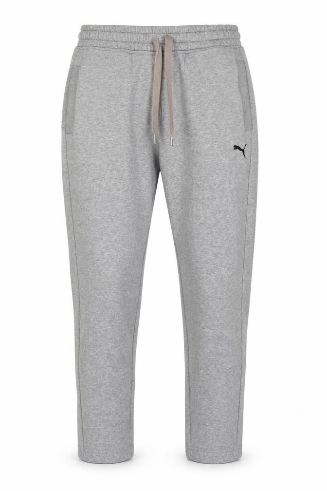 Puma Mens Grey Jogger Sweatpants M Regular Fit Casual Tapered
