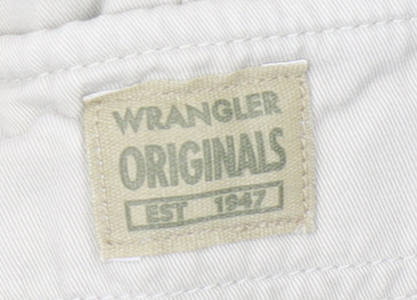 Wrangler Originals Men's Beige Cargo Shorts Size 46 Cotton Casual