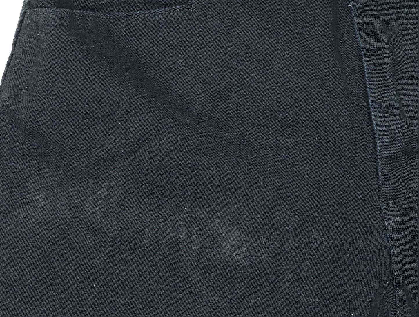 Lee Women's Black Chino Shorts Size 18 Stretch Cotton Blend