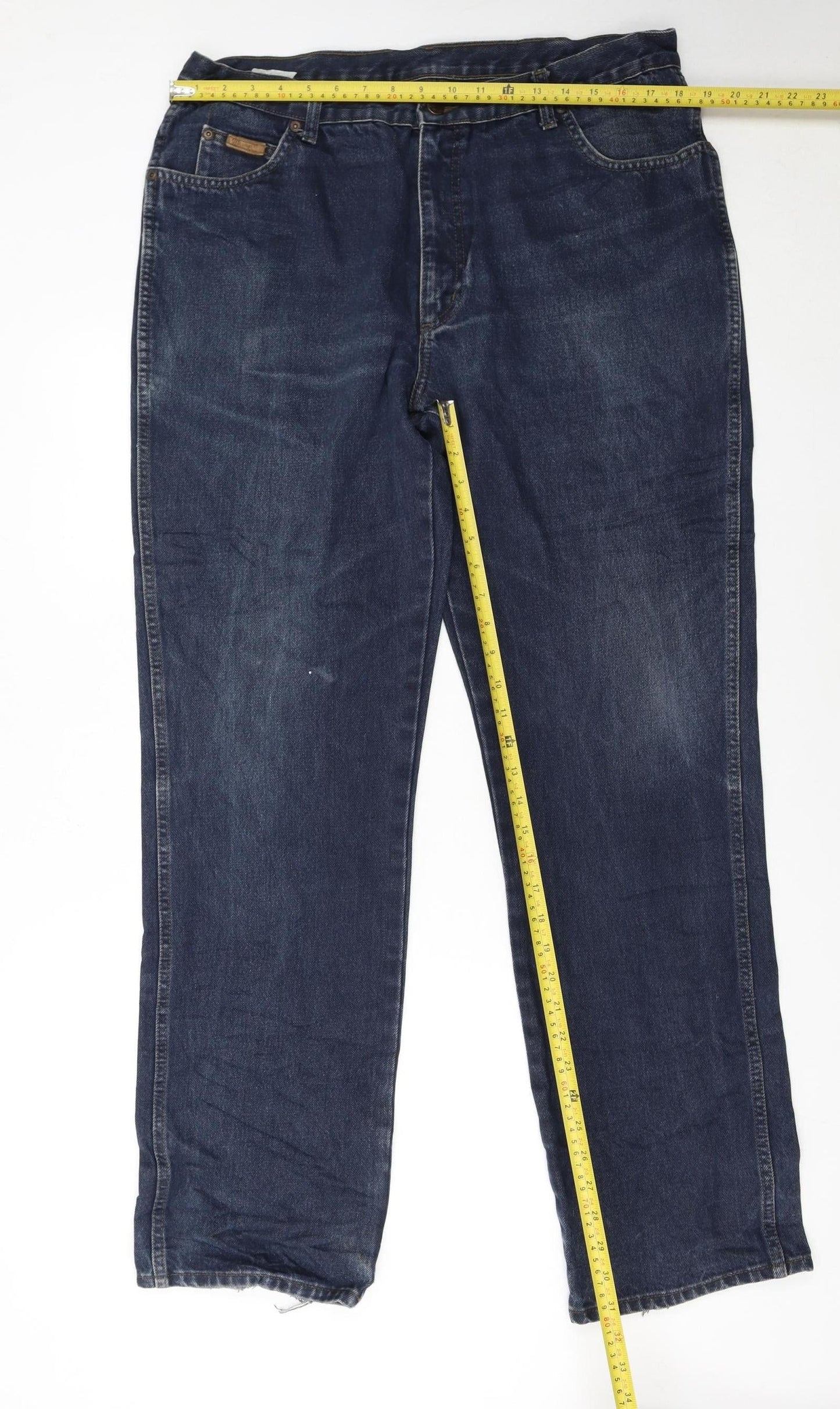 Wrangler Men's Blue Texas Straight Leg Denim Jeans W38 L34