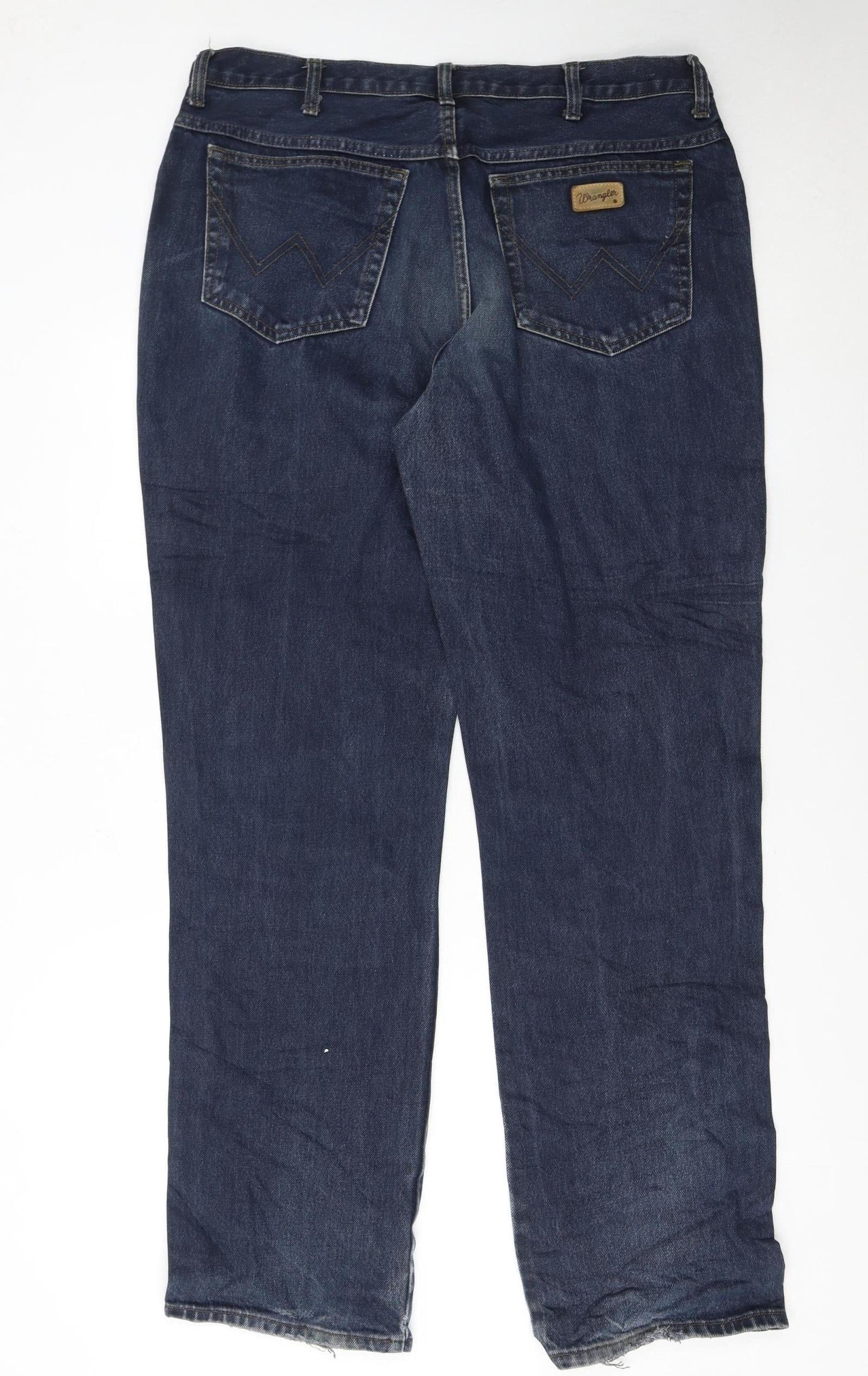 Wrangler Men's Blue Texas Straight Leg Denim Jeans W38 L34