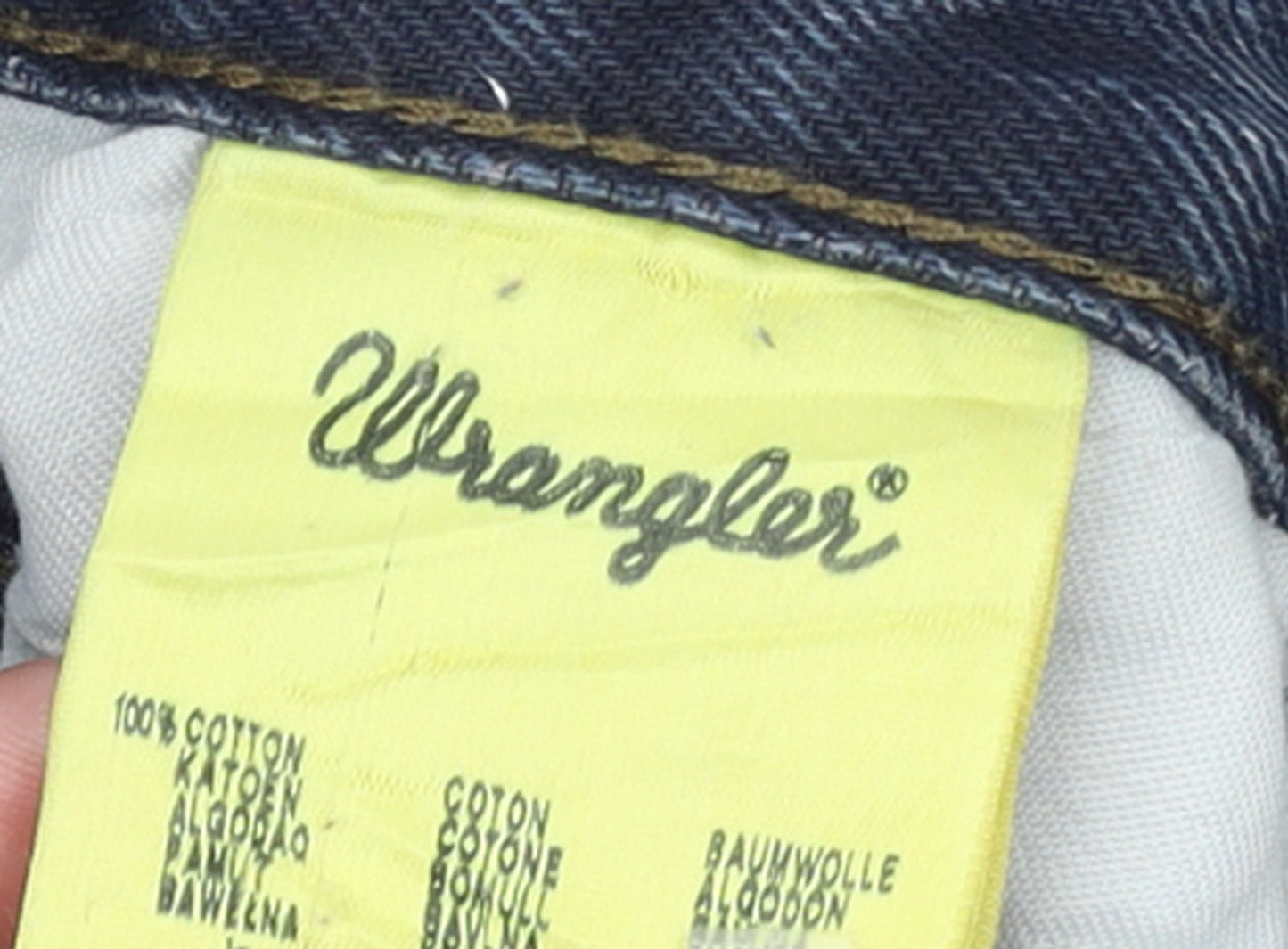 Wrangler Men's Blue Texas Straight Leg Denim Jeans W38 L34