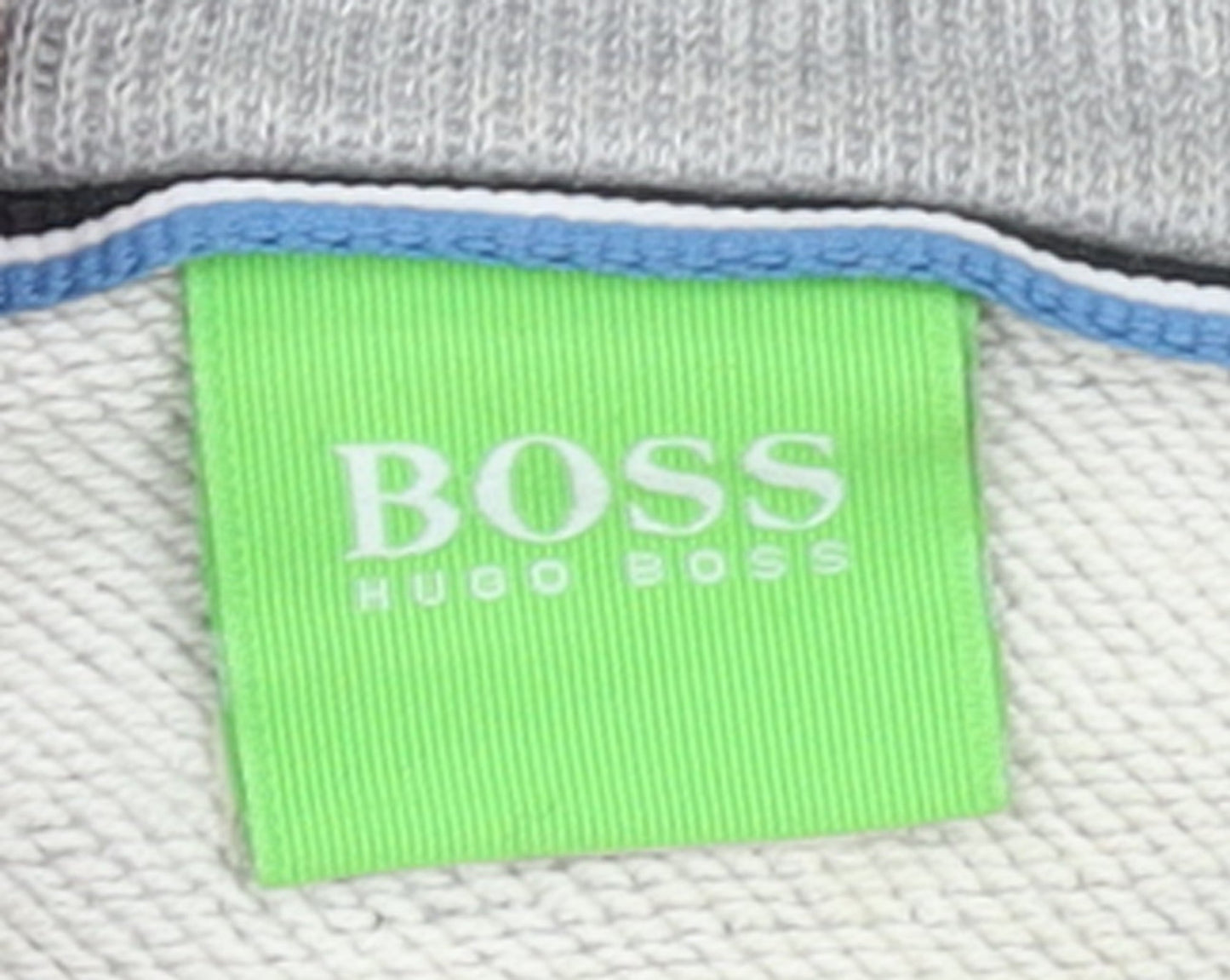 Hugo Boss Men's Grey Full Zip Hoodie Size M