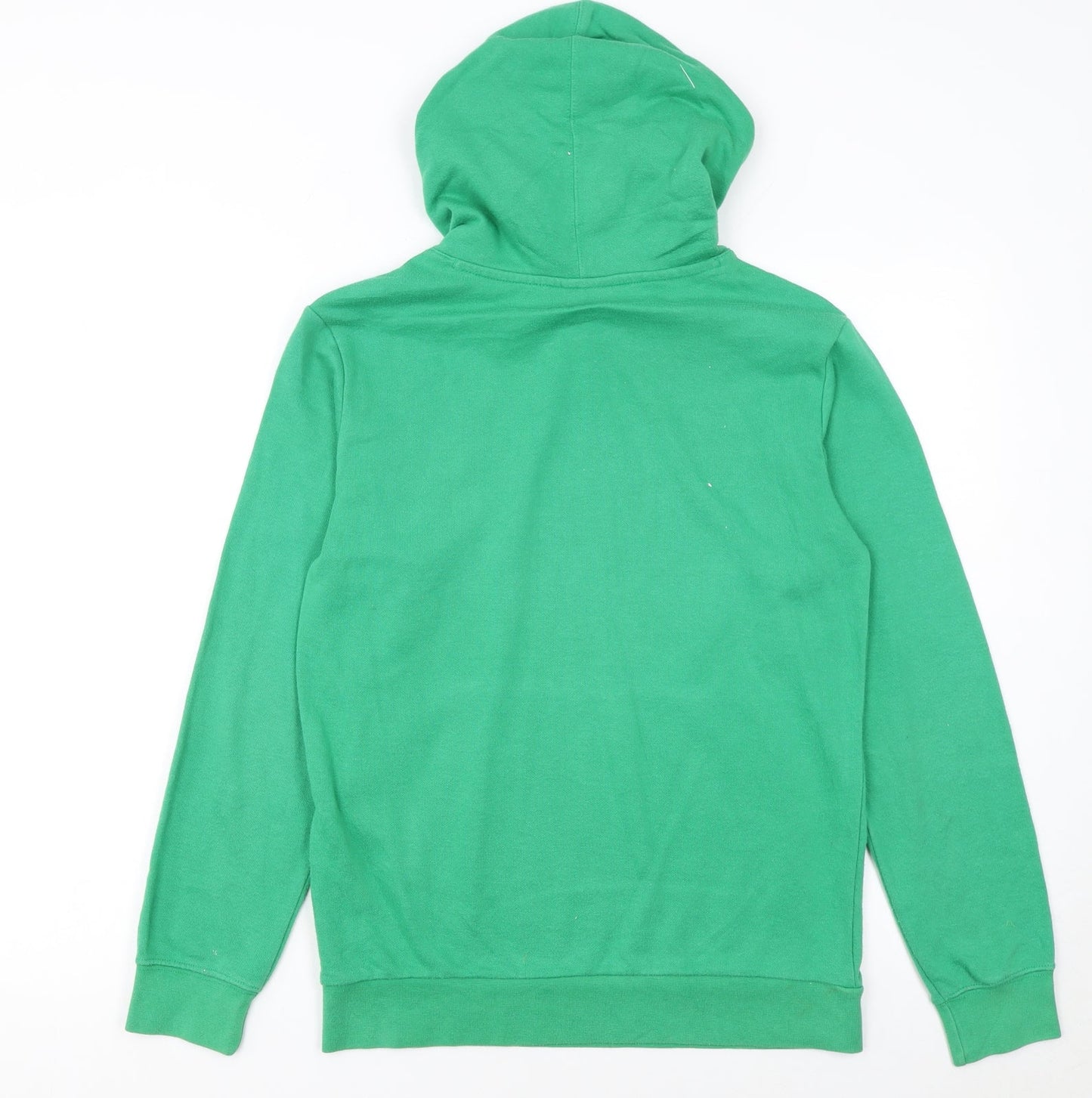 Champion Boys Green Pullover Hoodie 13-14 Years Logo Graphic Cotton Blend