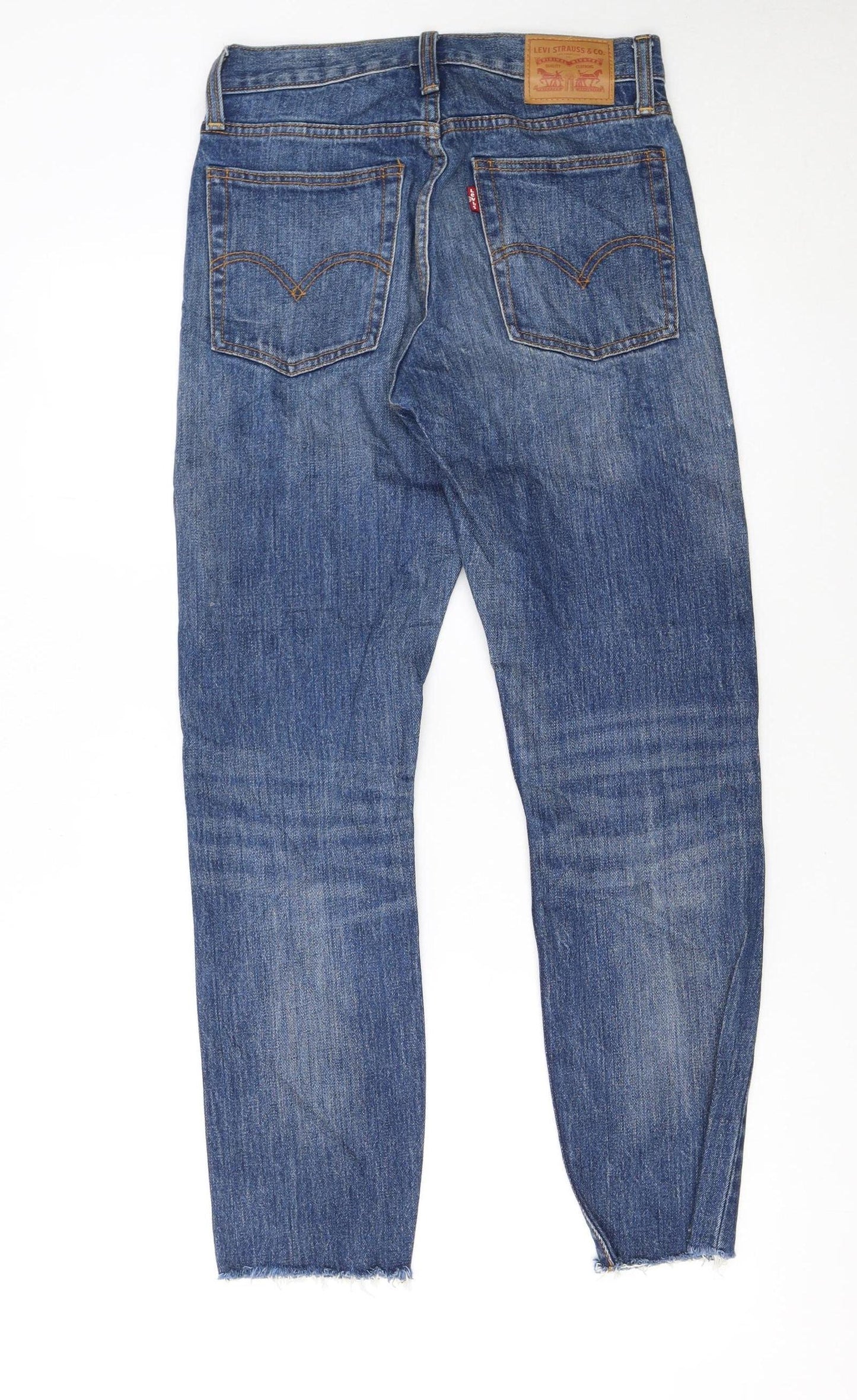 Levi Strauss Women's Blue 26 Regular Straight Leg Denim Jeans
