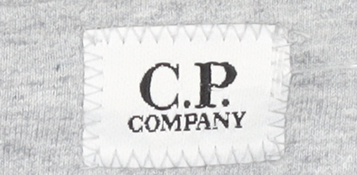 C.P. Company Men's Grey Cotton Pullover Sweatshirt M Regular Fit