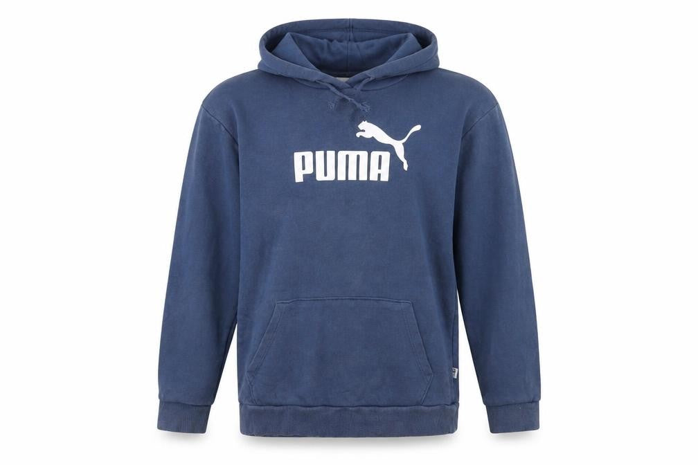 Puma Men Blue XS Pullover Hoodie Sports Fleece Sweatshirt