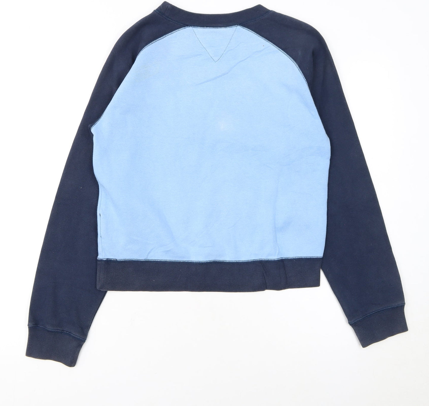 Nike Girls Blue Pullover Sweatshirt M 12 Years Logo Crew Neck Jumper