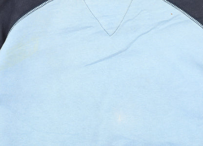 Additional view of Nike girls’ blue pullover sweatshirt m 12 years logo crew neck jumper