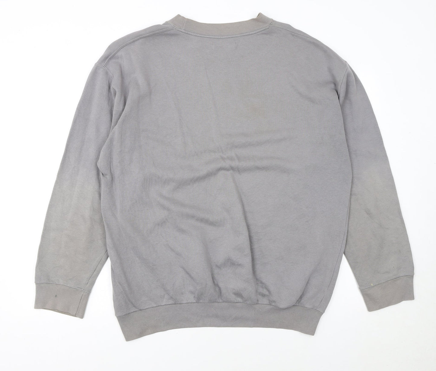 Lee Cooper Men's Grey Crew Neck Pullover Sweatshirt Size L