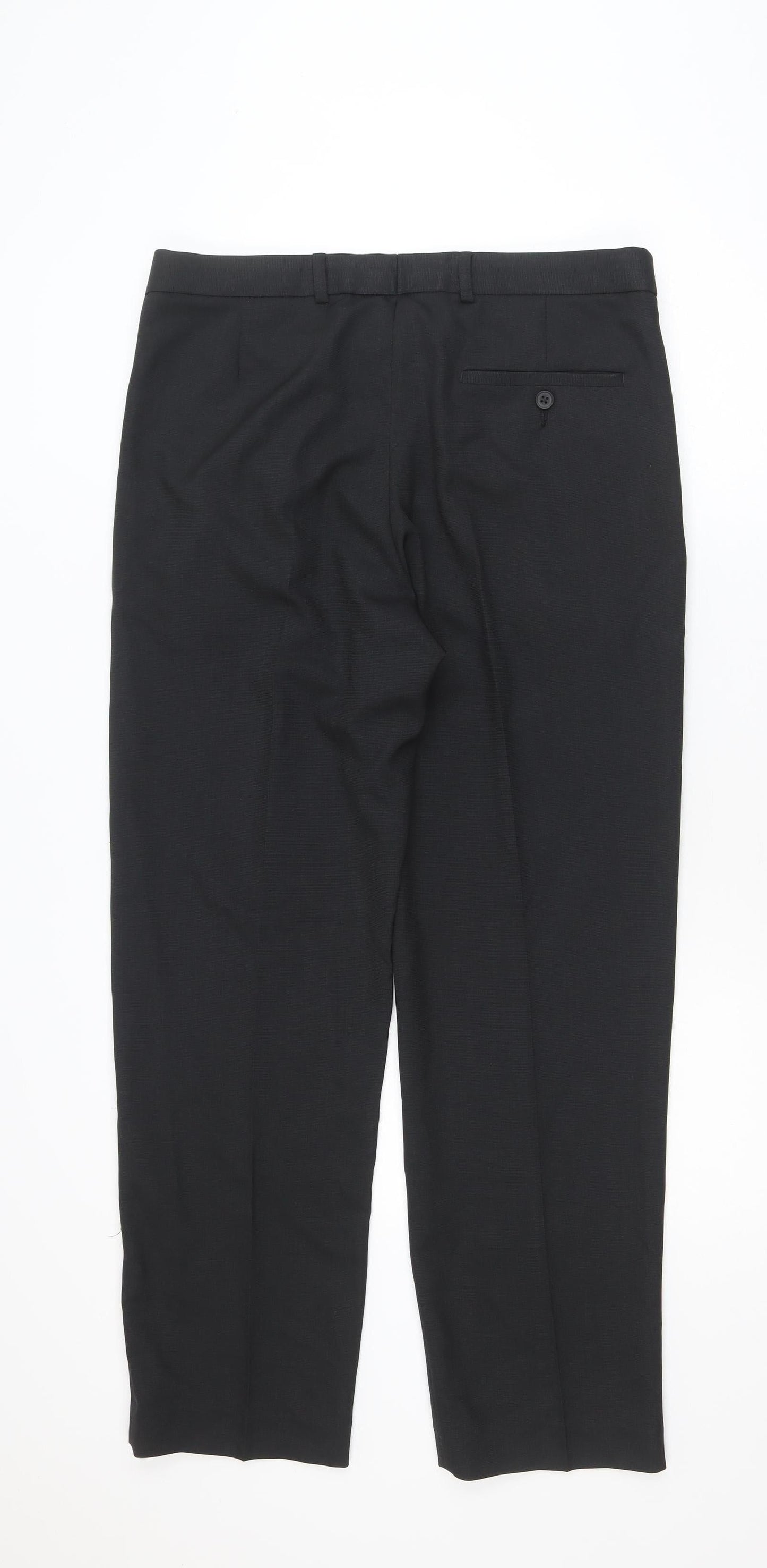 Dunnes Stores Men's Black 34W 31L Dress Pants Trousers