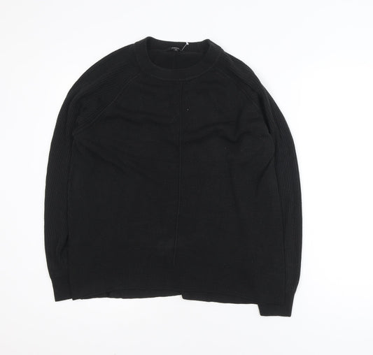 Next Men’s Black Acrylic Crew Neck Knit Jumper Size M