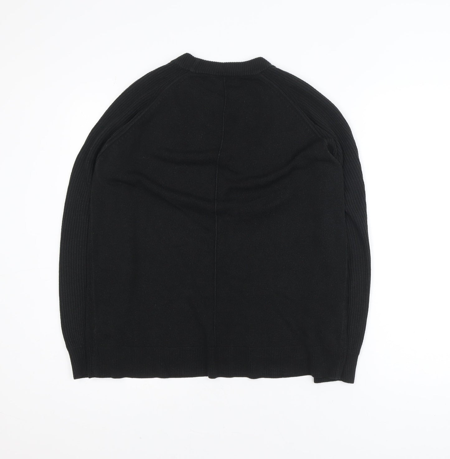 Next Men’s Black Acrylic Crew Neck Knit Jumper Size M