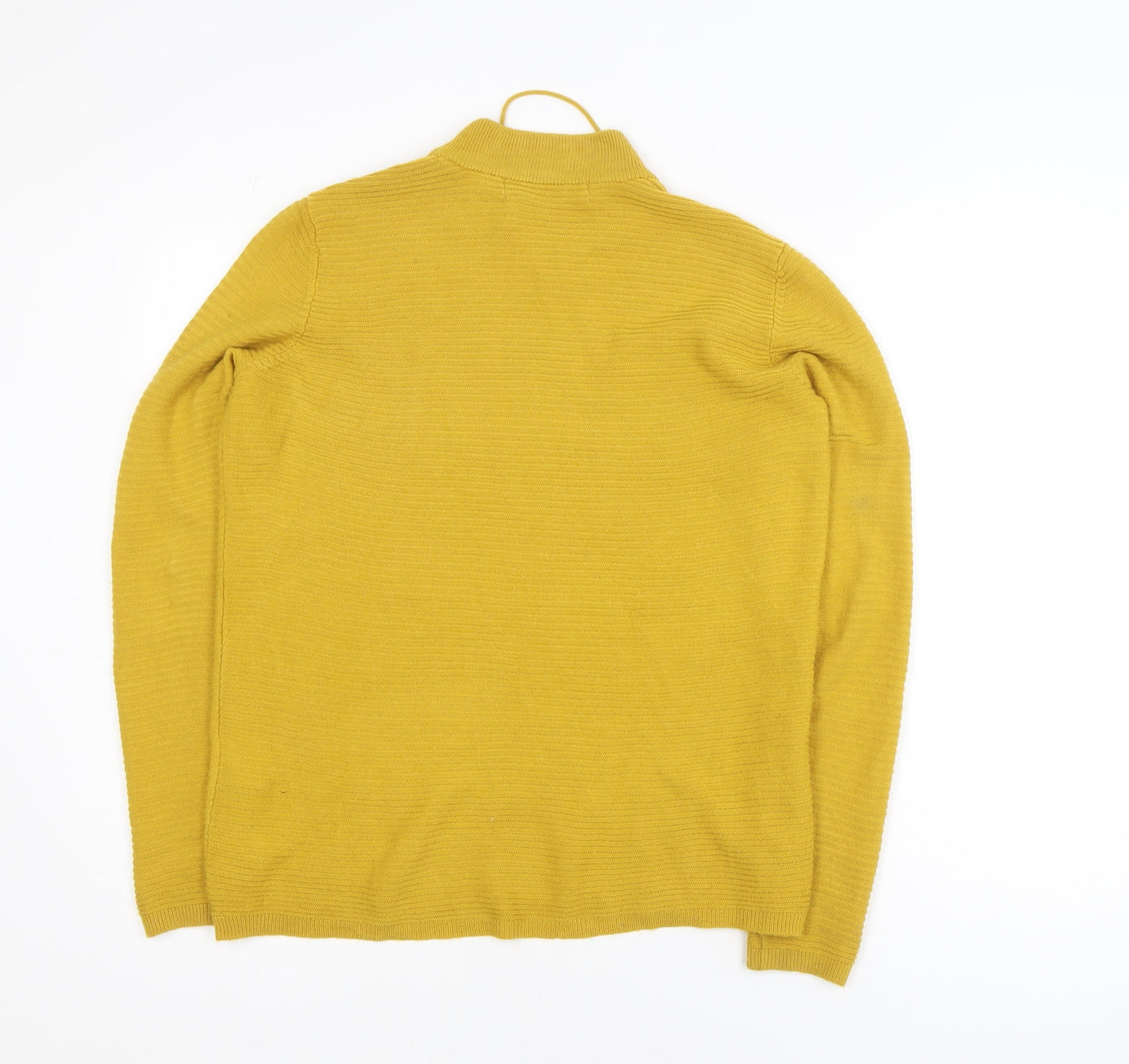 Vero Moda Women Yellow Roll Neck Knit Pullover Jumper Size M