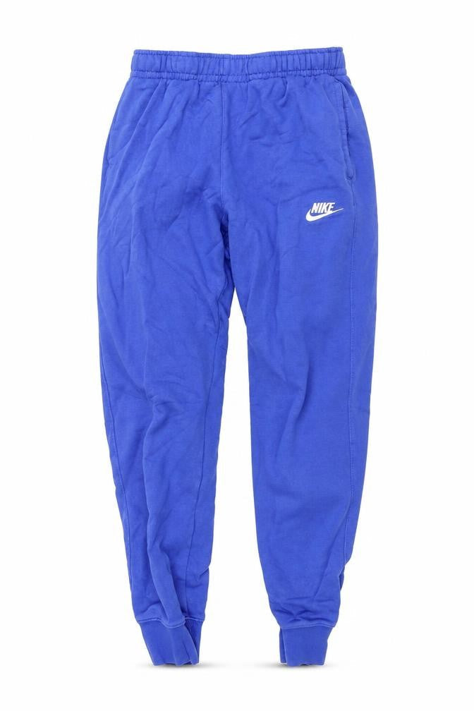 Nike Men Blue Small Jogger Sweatpants Cotton Blend Drawstring