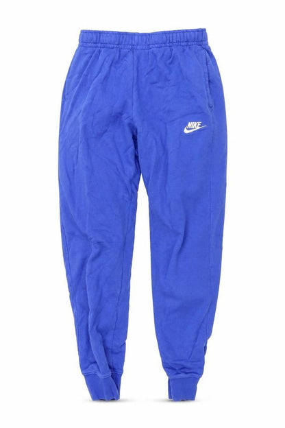 Nike Men Blue Small Jogger Sweatpants Cotton Blend Drawstring