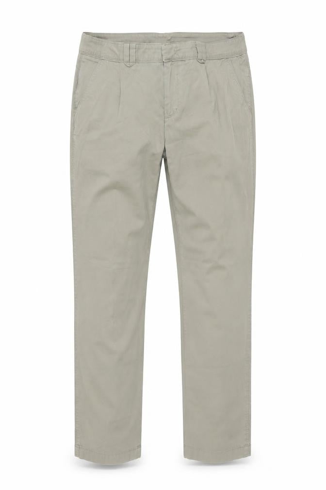 Esprit Men's Beige Chino Trousers L Regular Fit Straight Leg
