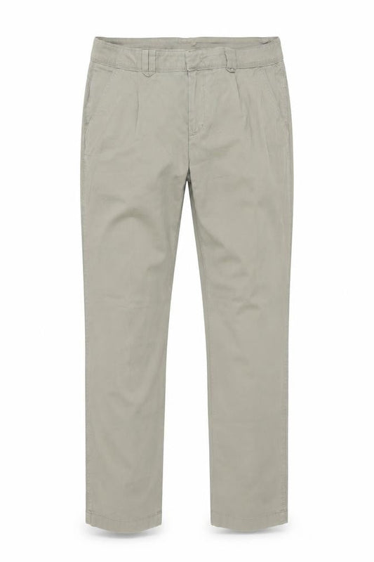 ESPRIT Men's Beige Chino Trousers L Regular Fit Straight Leg