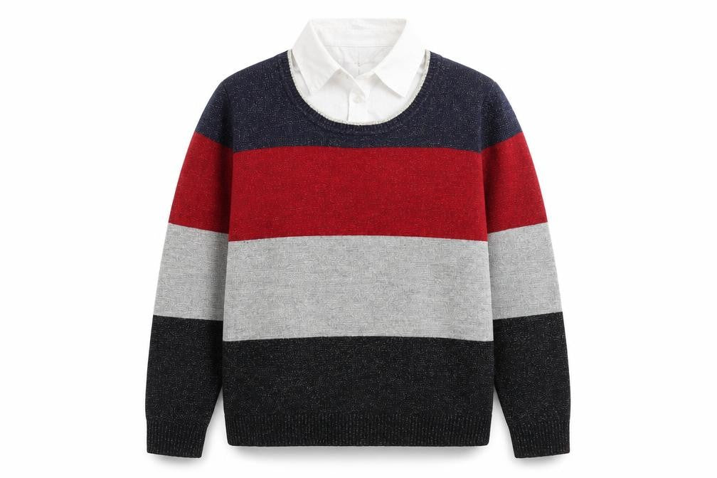 Paco Coastal Women’s Multicoloured Striped Knit Jumper Size 10
