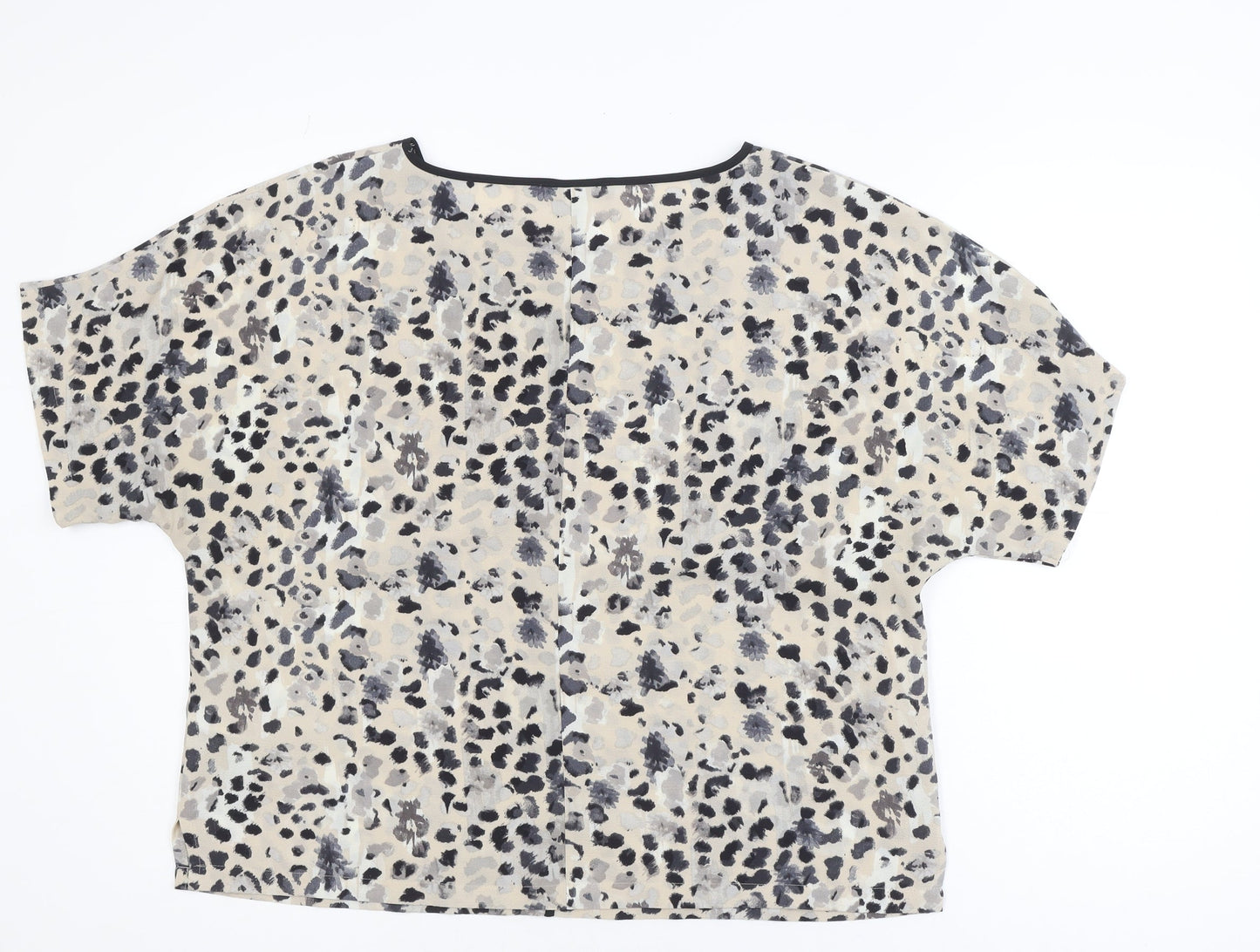 Marks and Spencer Women’s Beige Animal Print Blouse Size 14