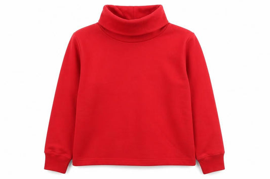 Zara Women Red Roll Neck Pullover Jumper Size 12