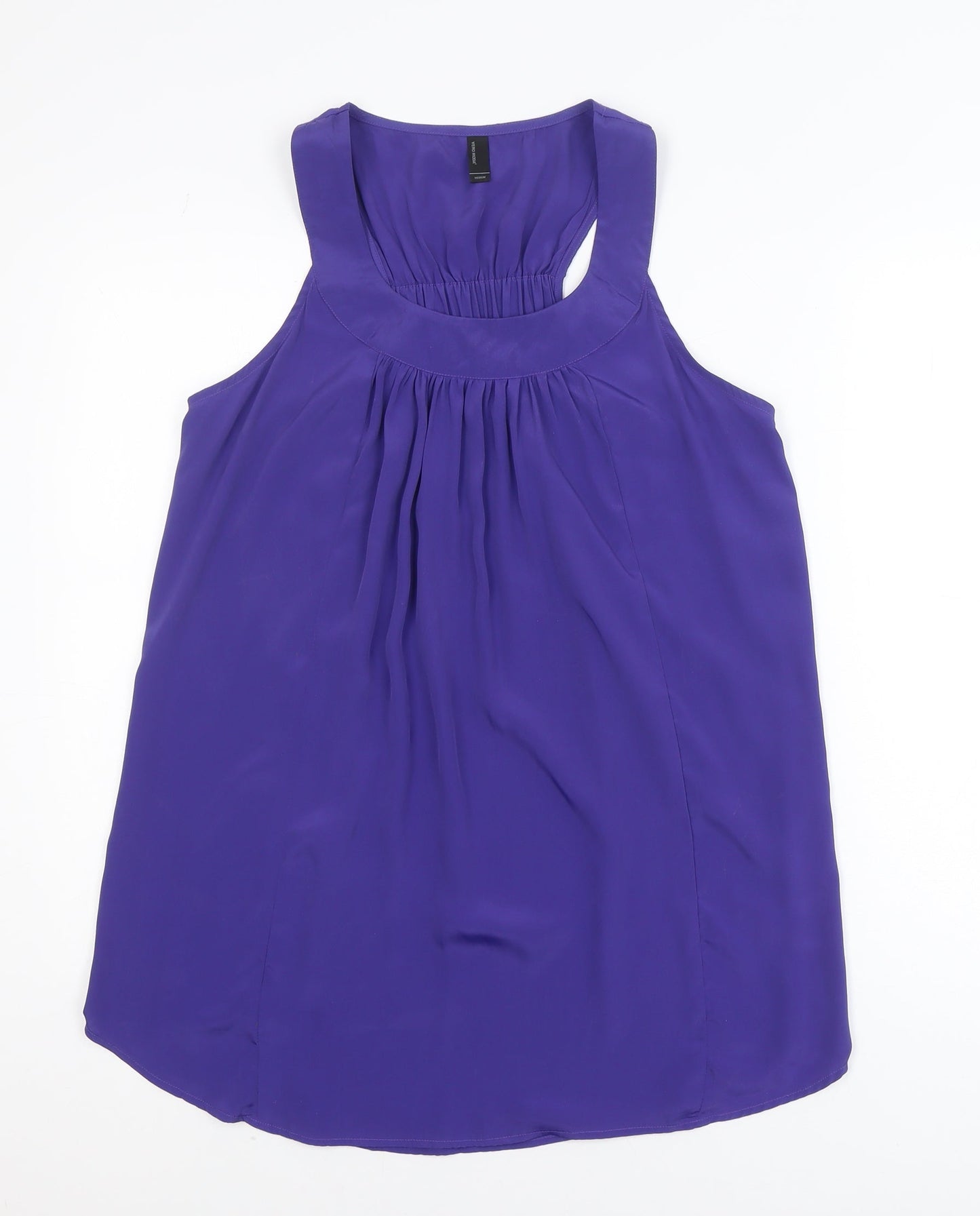 Vero Moda Women Purple Chiffon Sleeveless Tank Top M