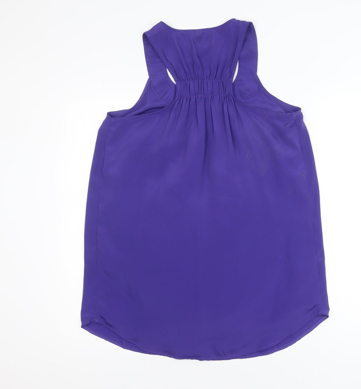 Vero Moda Women Purple Chiffon Sleeveless Tank Top M